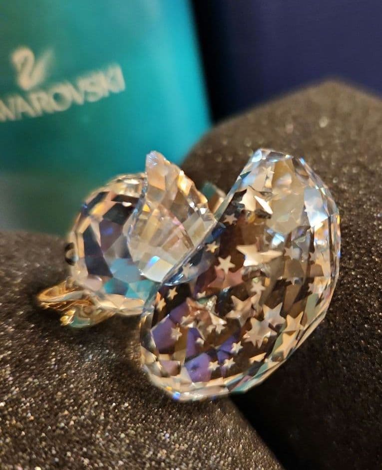 【美品】スワロフスキー　ハッピーダック天使