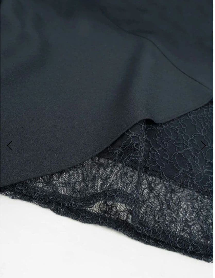 新品　Rire Fete リルフェテ　レースレイヤードパンツドレス　ヤマダヤ