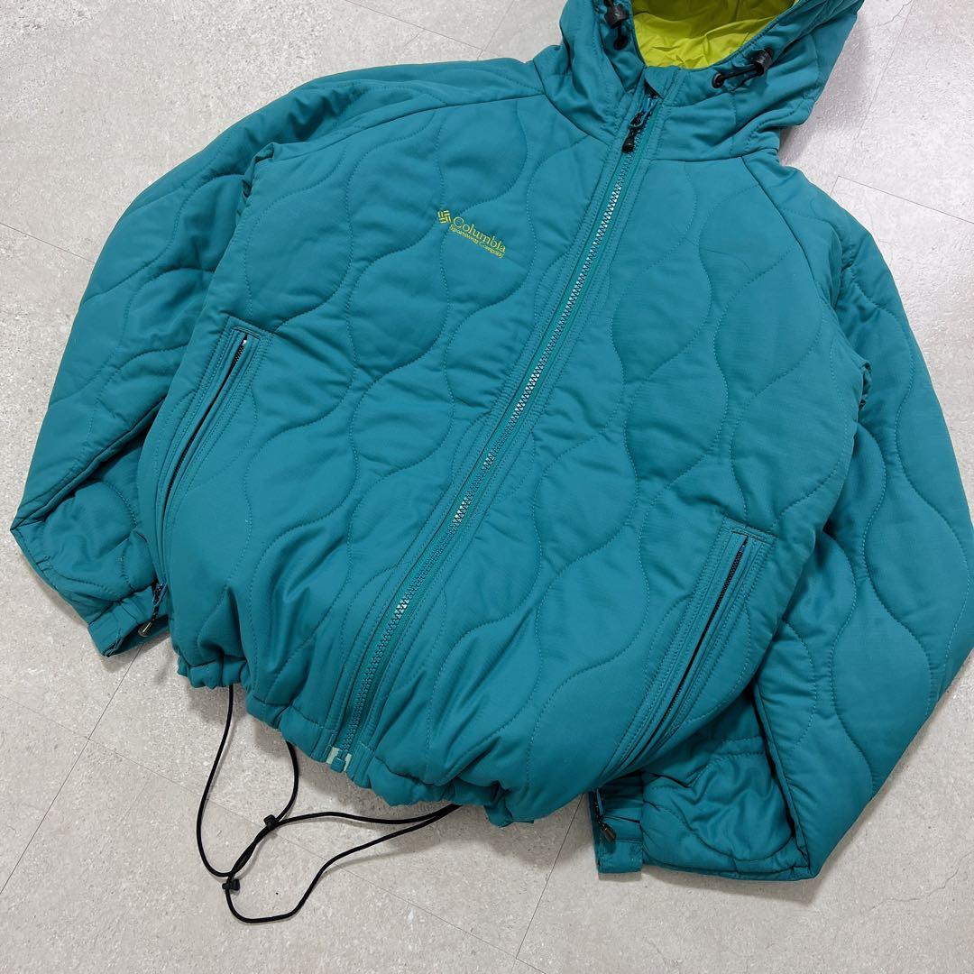 ジャケット・アウター Columbia hooded puffer jacket turquoise