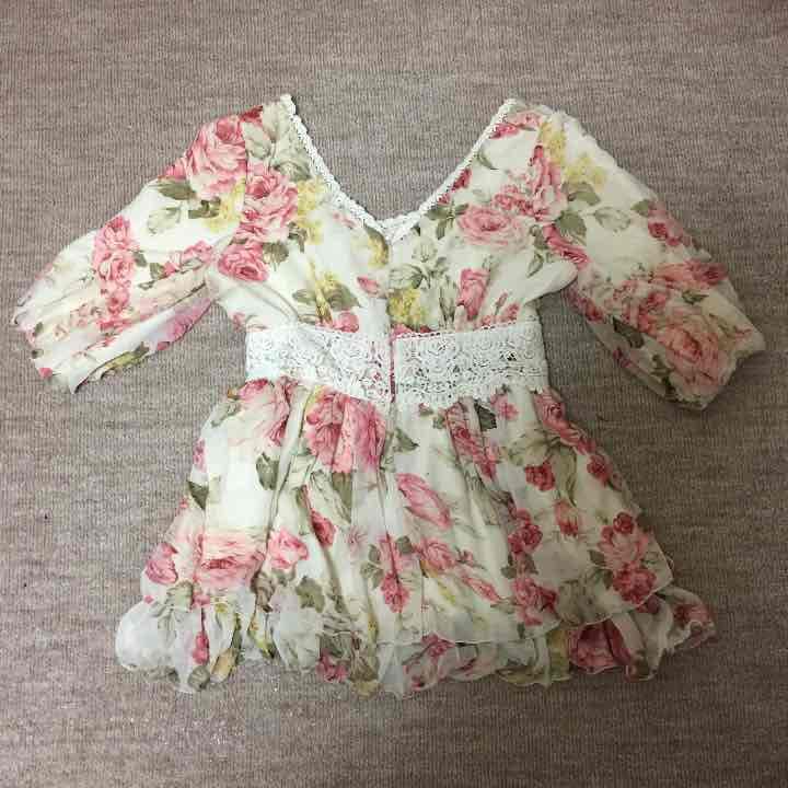 リズリサ花柄トップス