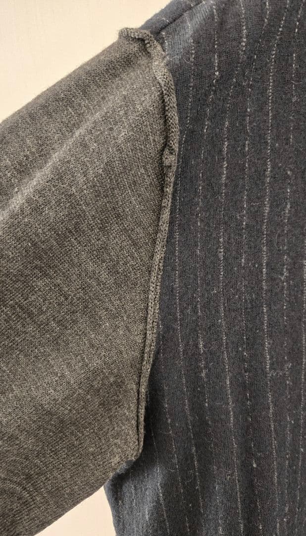 1999 COMME des GARÇONS HOMME ストライプ切返しニット