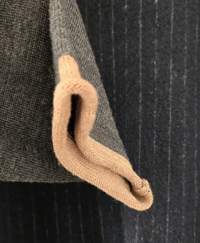 1999 COMME des GARÇONS HOMME ストライプ切返しニット