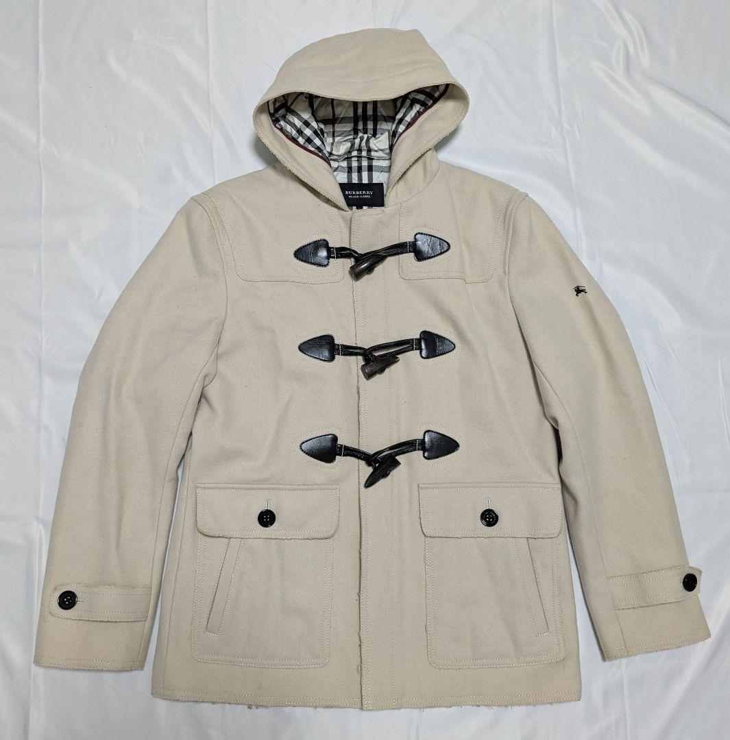 入手困難✨ BURBERRY BLACK LABEL ダッフルコートウール L