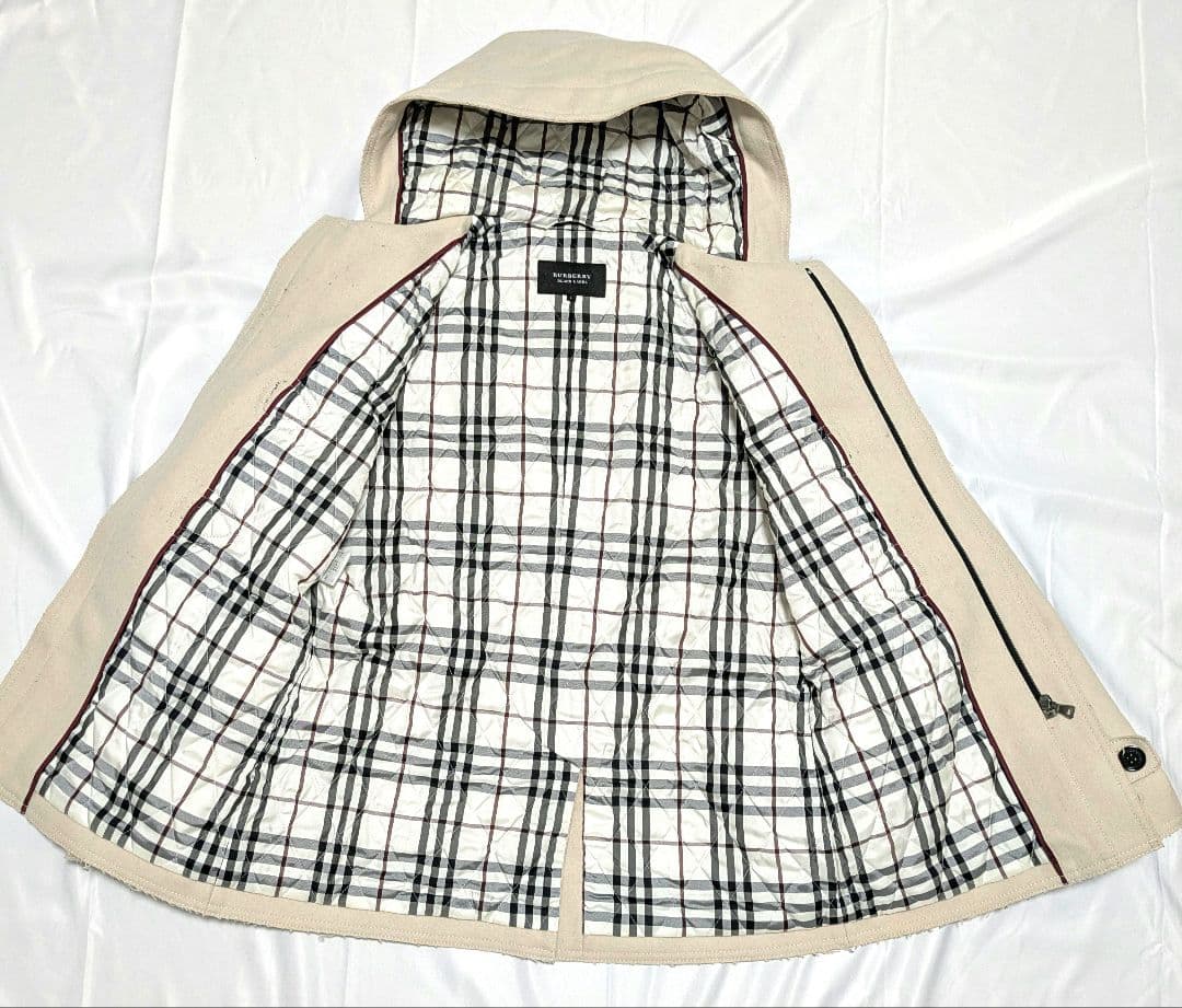 入手困難✨ BURBERRY BLACK LABEL ダッフルコートウール L