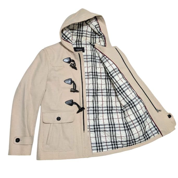入手困難✨ BURBERRY BLACK LABEL ダッフルコートウール L
