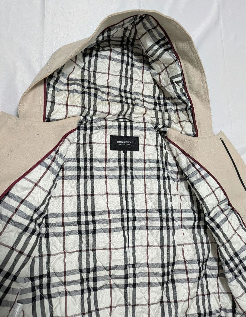 入手困難✨ BURBERRY BLACK LABEL ダッフルコートウール L