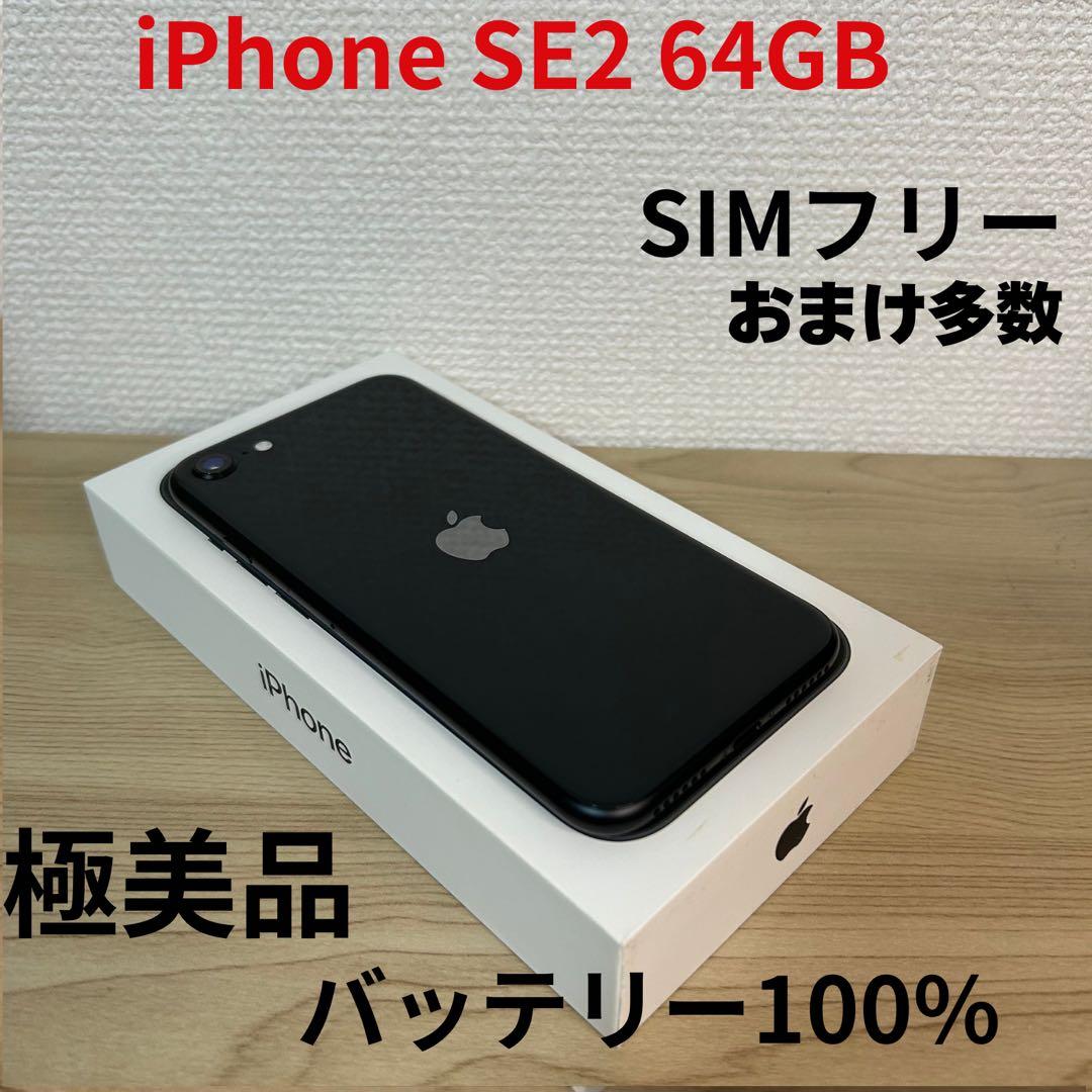 【極美品】iPhone SE2 64GB SIMフリー