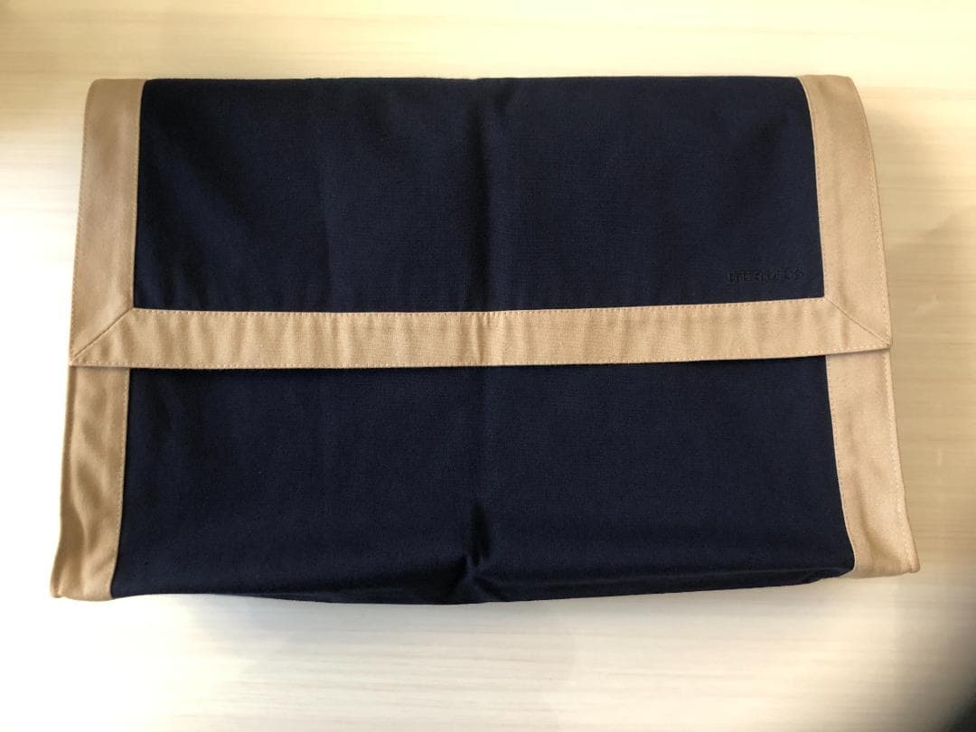 お値下げ！エルメス☆　タピドセル　ラージ☆　ネイビーベージュ　美品♪