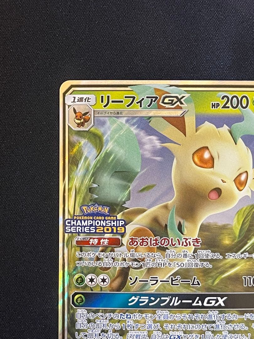 リーフィア GX チャンピオンシップシリーズ2019 PROMOカード