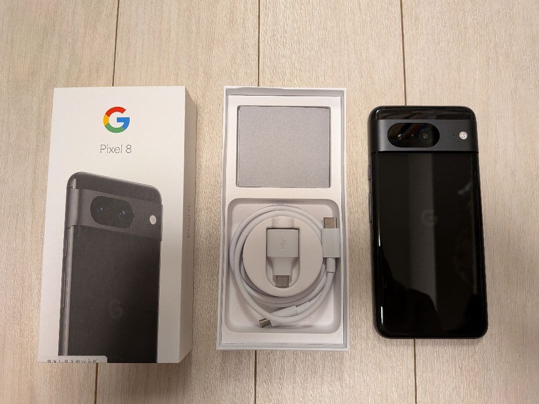 Google Pixel 8 ブラック 128GB ケース付き