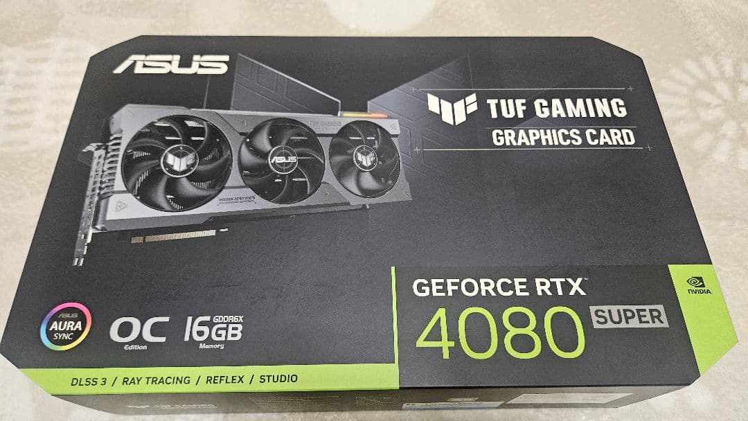 グラフィックボード・グラボ・ビデオカード ASUS TUF Gaming GeFroce RTX 4080 SUPER