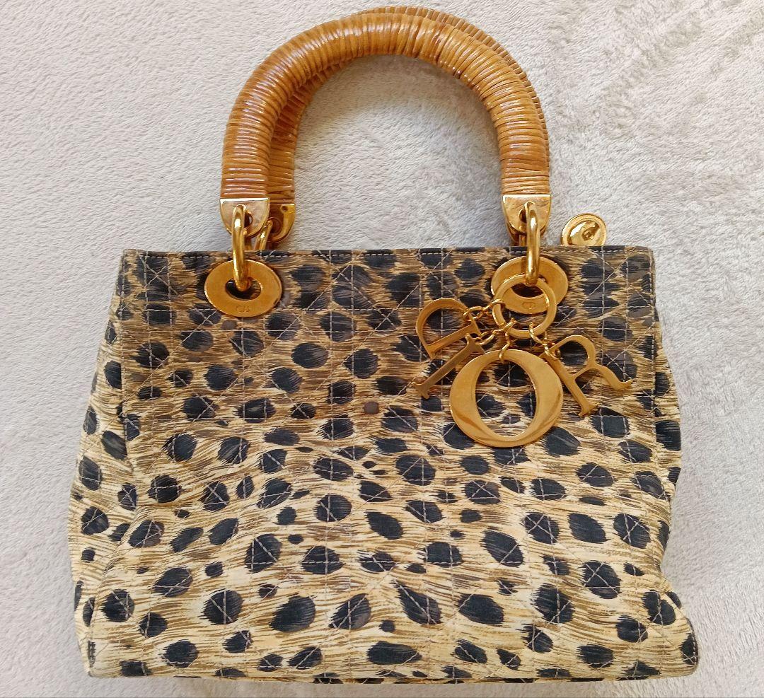クリスチャンディオール Dior ヒョウ柄 ハンドバッグ 2way 最終値下げ