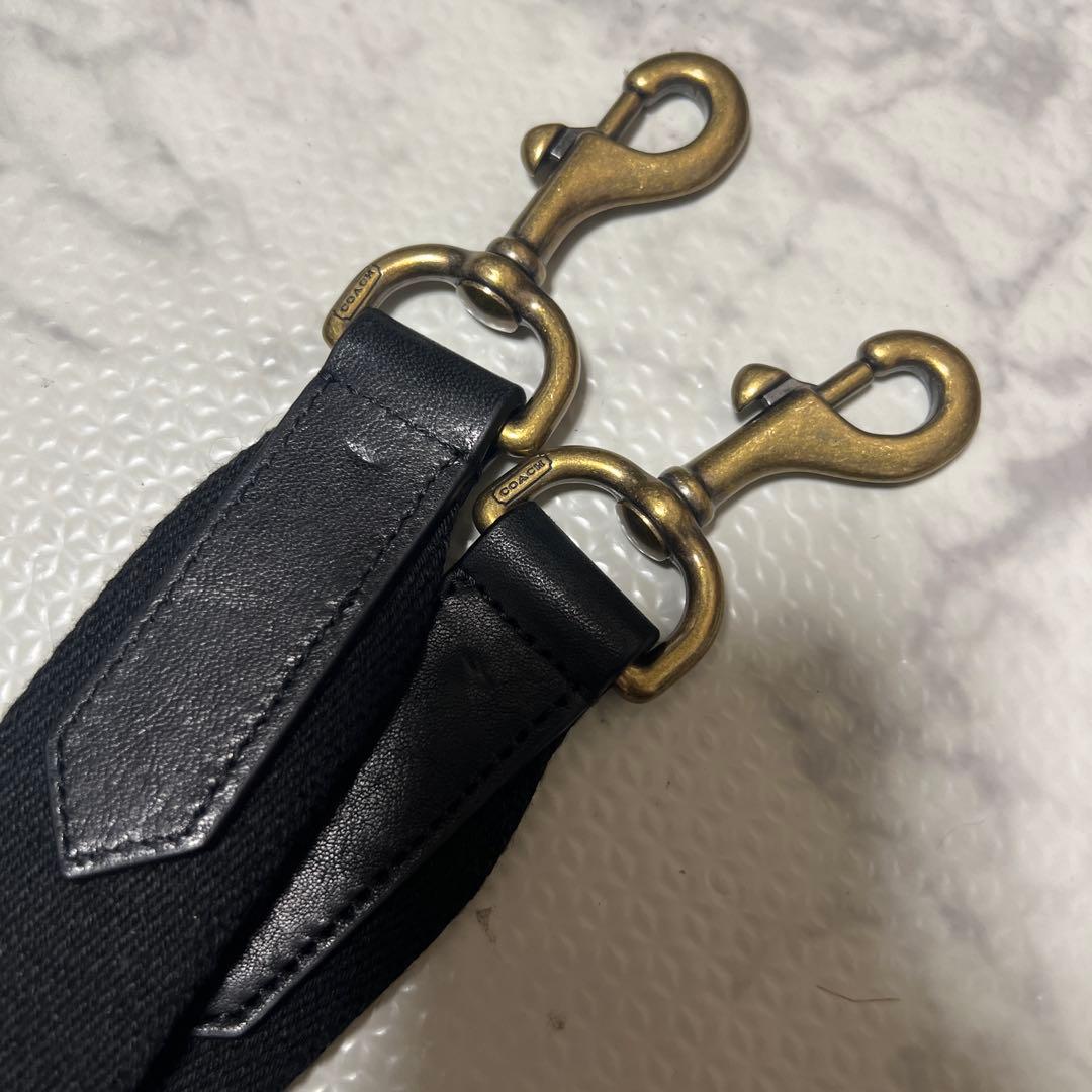 コーチ　71039 レザー　黒　2way ショルダーバック