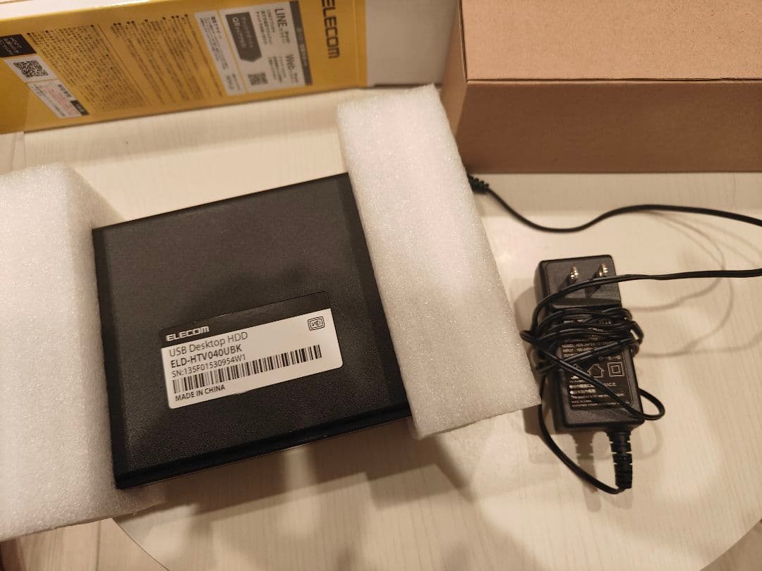 ELECOM 4TB 外付けハードディスク