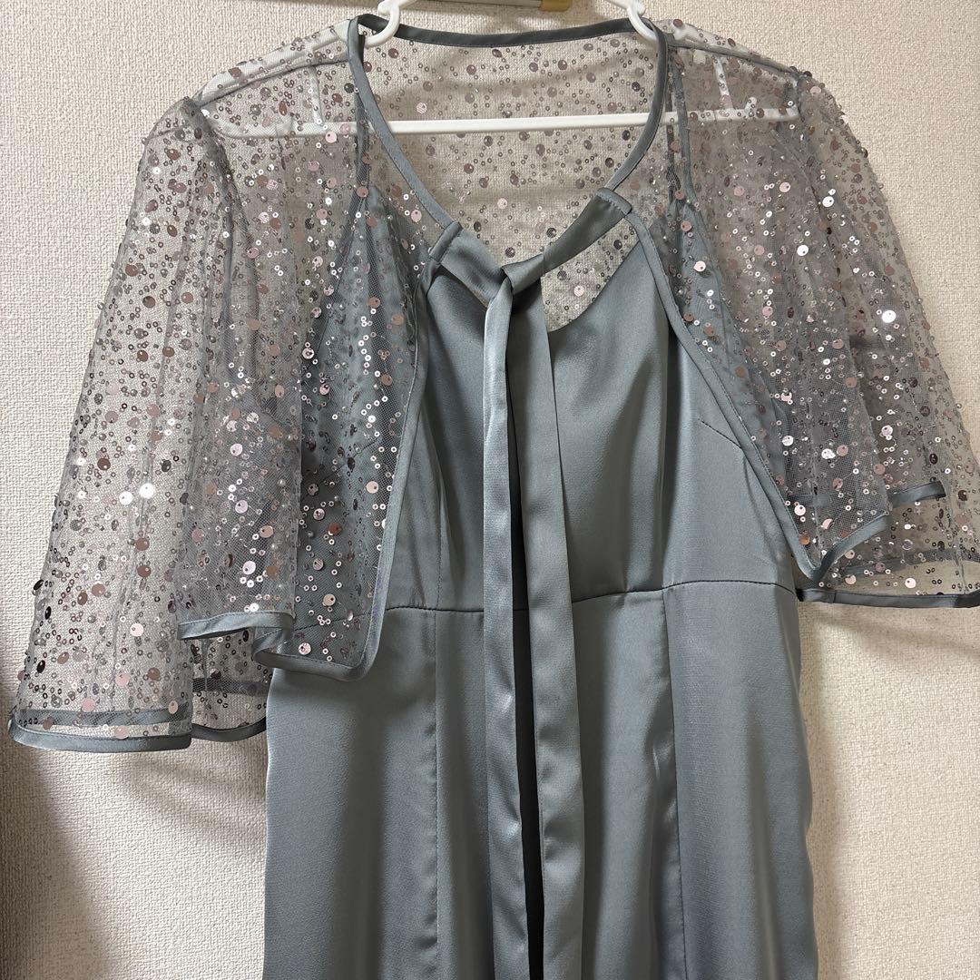 Leja スパンコールビジューボレロマーメイドワンピースドレス