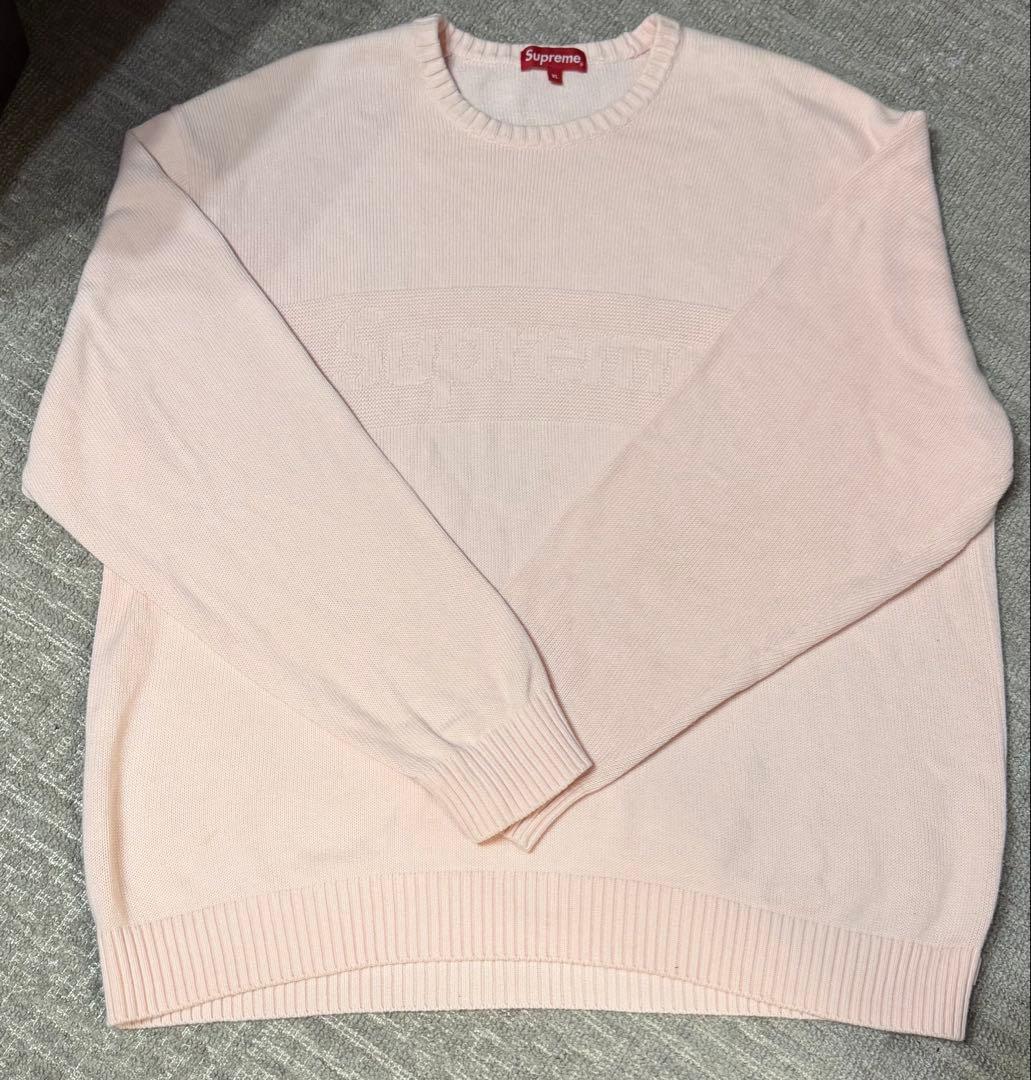 【セール】Supreme Tonal Paneled Sweater XL