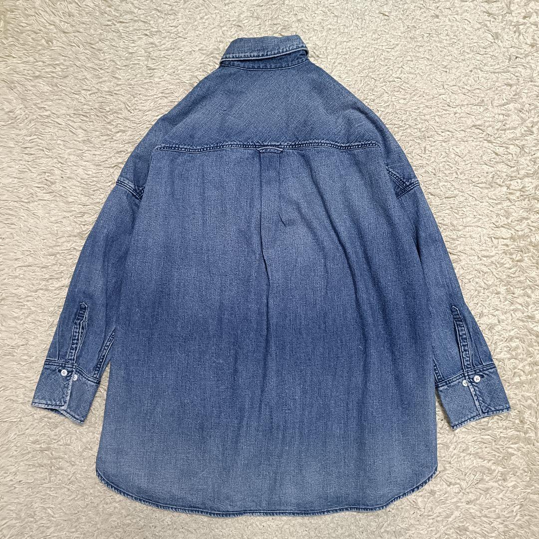 【新品タグ付】アッパーハイツ THE FLUTTER オーバーサイズデニムシャツ