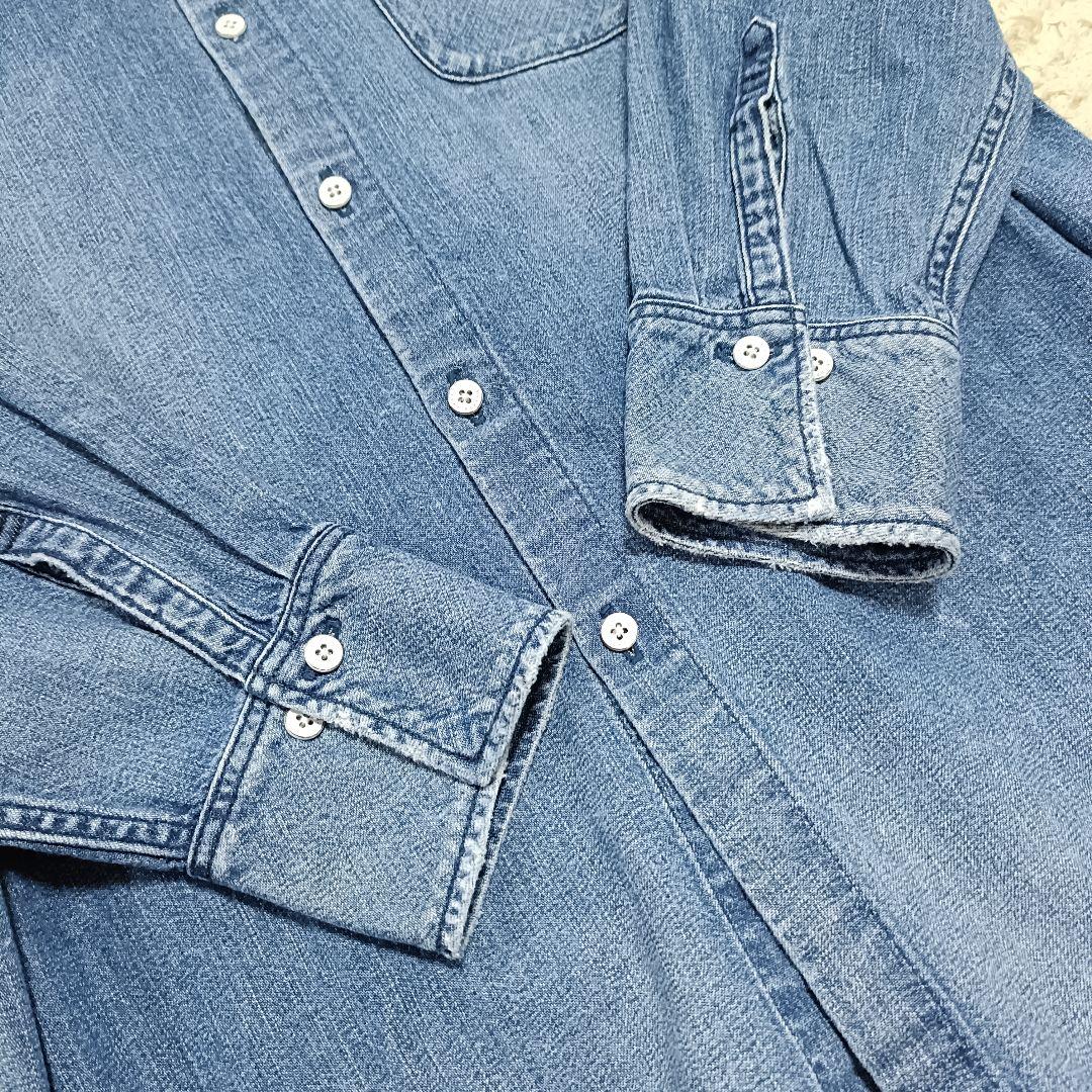 【新品タグ付】アッパーハイツ THE FLUTTER オーバーサイズデニムシャツ