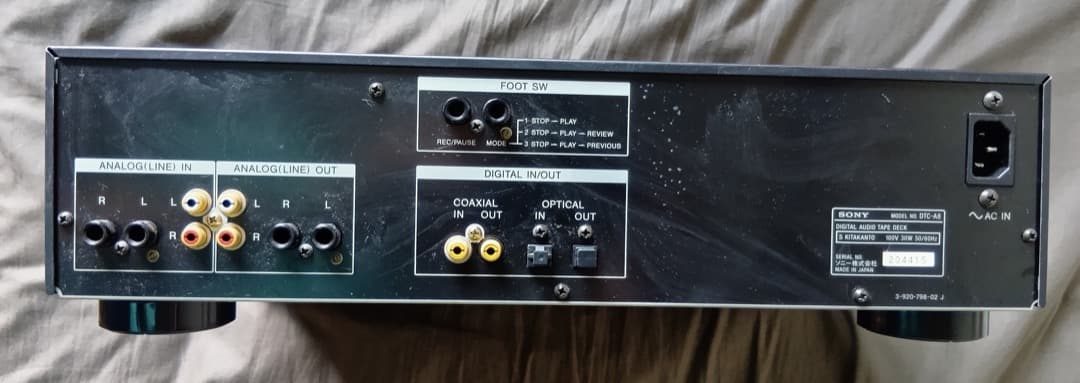 SONY DCT-A8・要修理・ジャンク