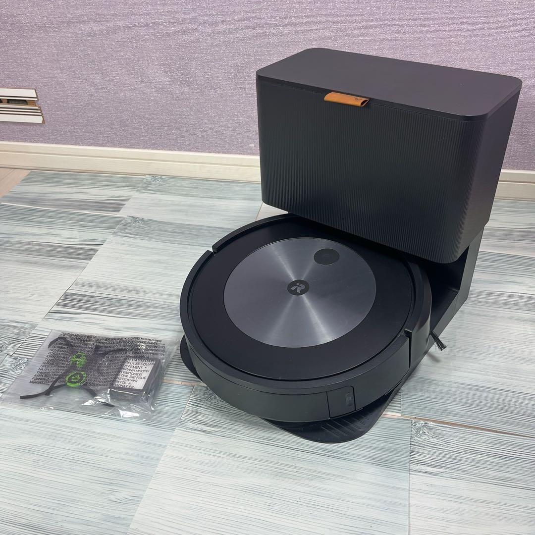 美品iRobot ルンバ j7+ グラファイト 自動ゴミ収集付き ロボット掃除機