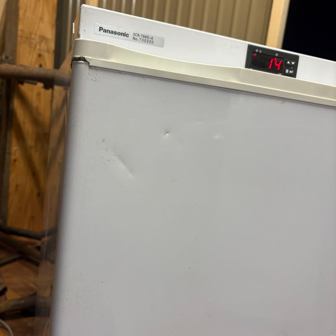 設置込　Panasonic 小型冷凍ストッカー SCR-T66D-A 2017年