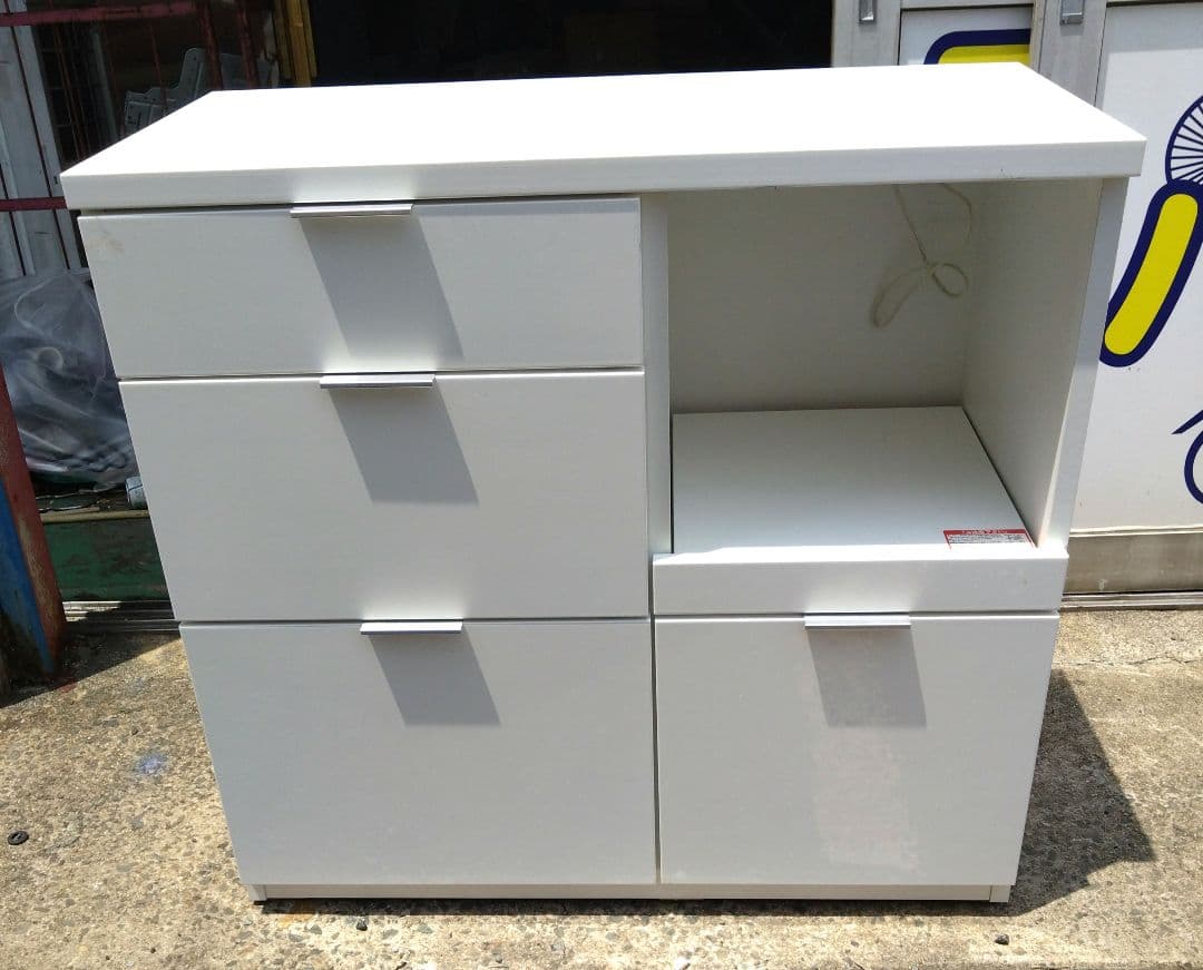 C*o様 ホワイト キッチンカウンター エトナ90CT　ニトリ