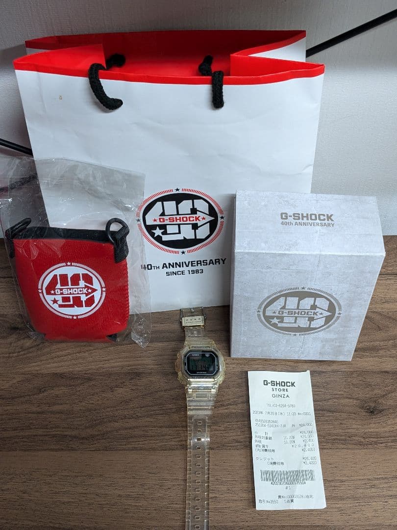 G-SHOCK 40th Anniversary Edition 腕時計