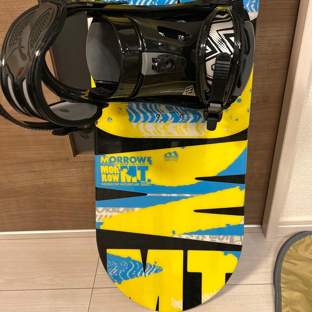 【美品】Morrowスノーボード151cmMORROW ビンディングセット