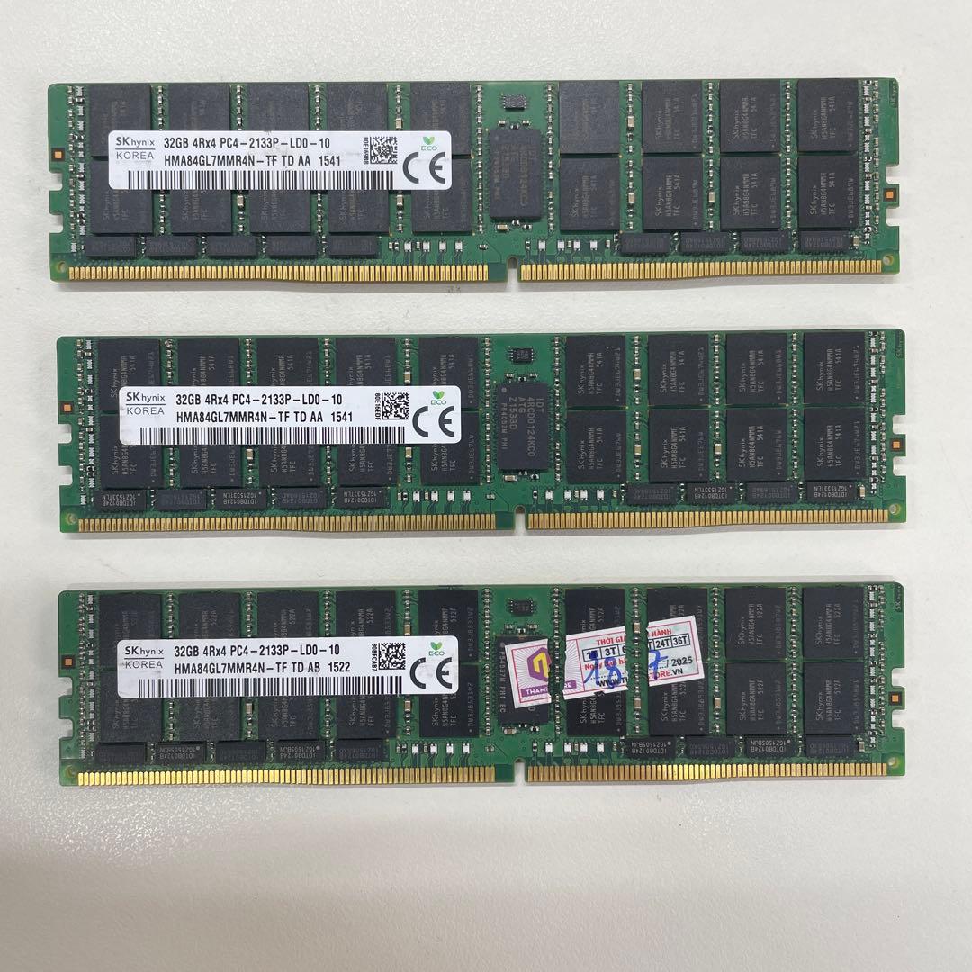SKhynix KOREA 4Rx4 PC4 32gb×3枚　メモリ
