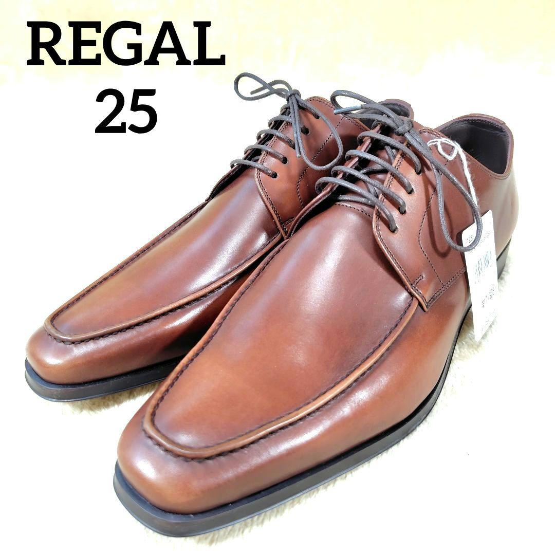 新品未使用 リーガル ビジネスシューズ ドレスシューズ Uチップ Y818 25