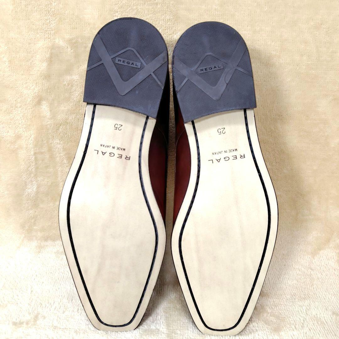 新品未使用 リーガル ビジネスシューズ ドレスシューズ Uチップ Y818 25