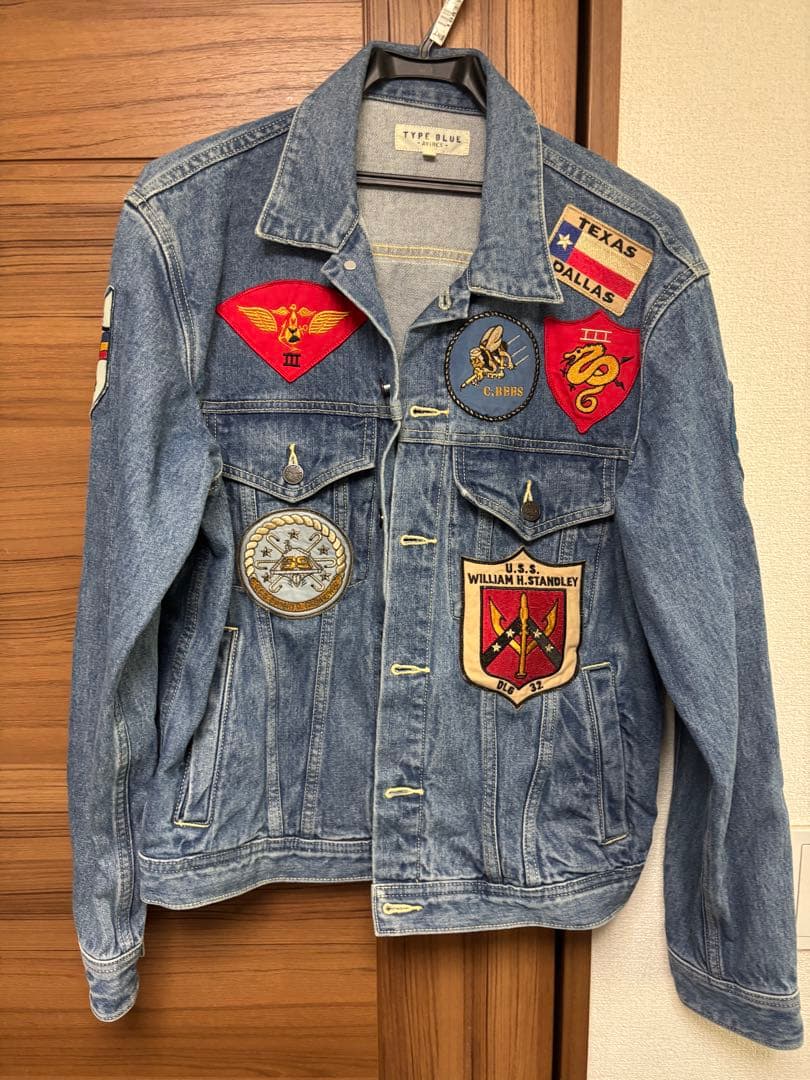 AVIREX TOP GUN仕様デニムジャケット
