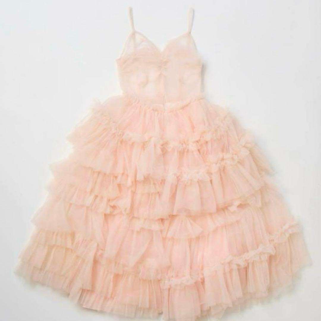 Treaturself チュール ワンピース ピンク