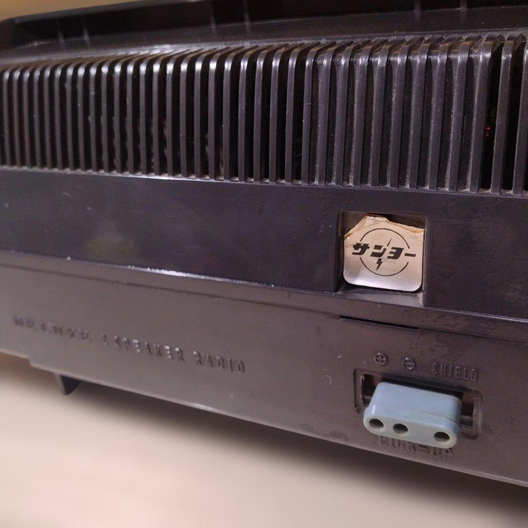 DELUXE SANYO サンヨーSF-49真空管ラジオ2スピーカー5球スーパー