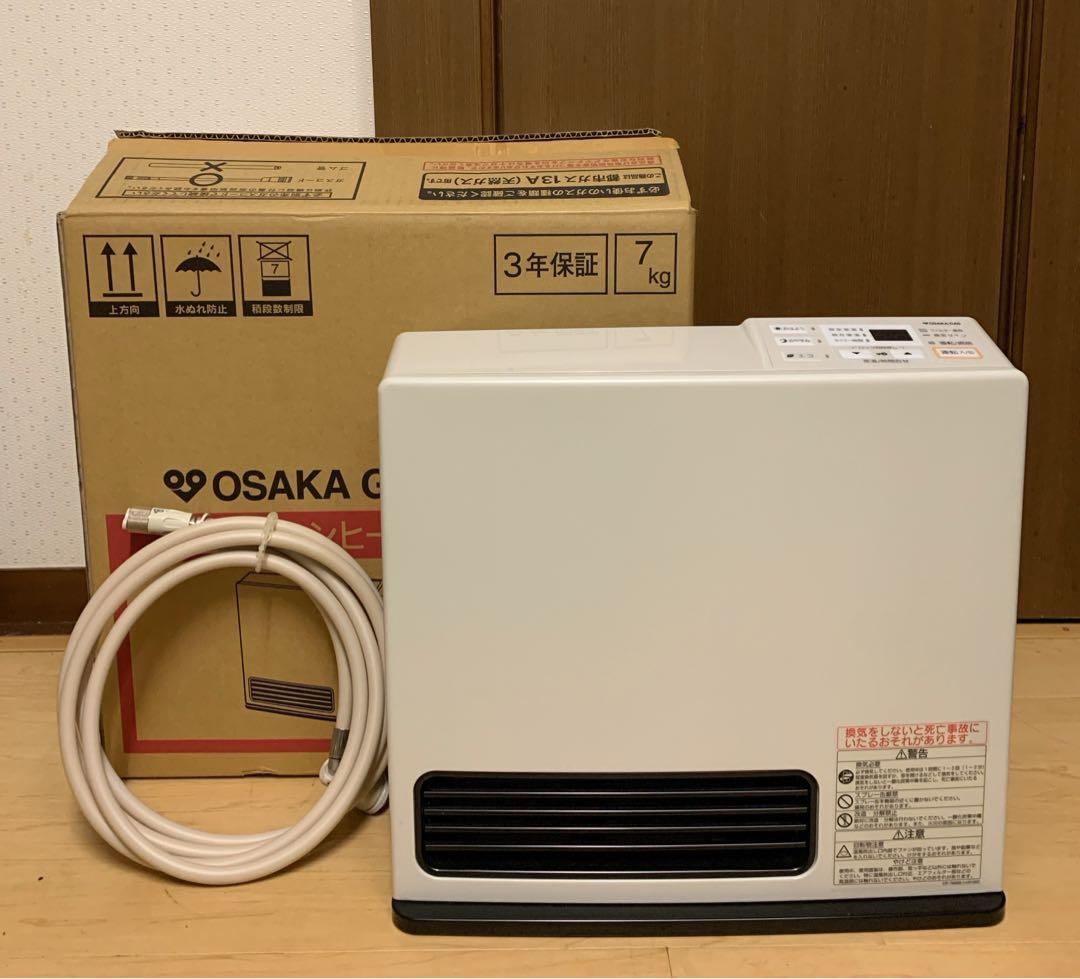 【美品】リンナイ　ガスファンヒーター 都市ガス用　RC-K2401E ホース付