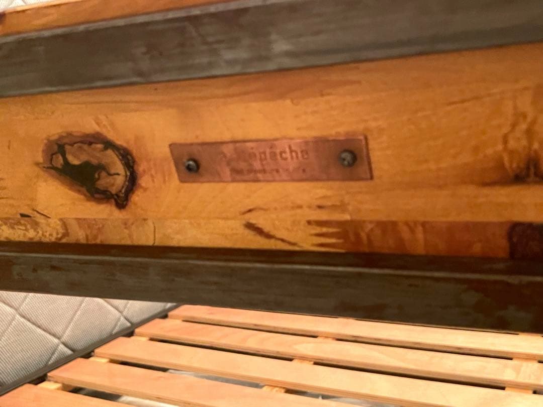 【mkrさま専用】a.depeche ダブル ベッドフレーム&専用収納2つ