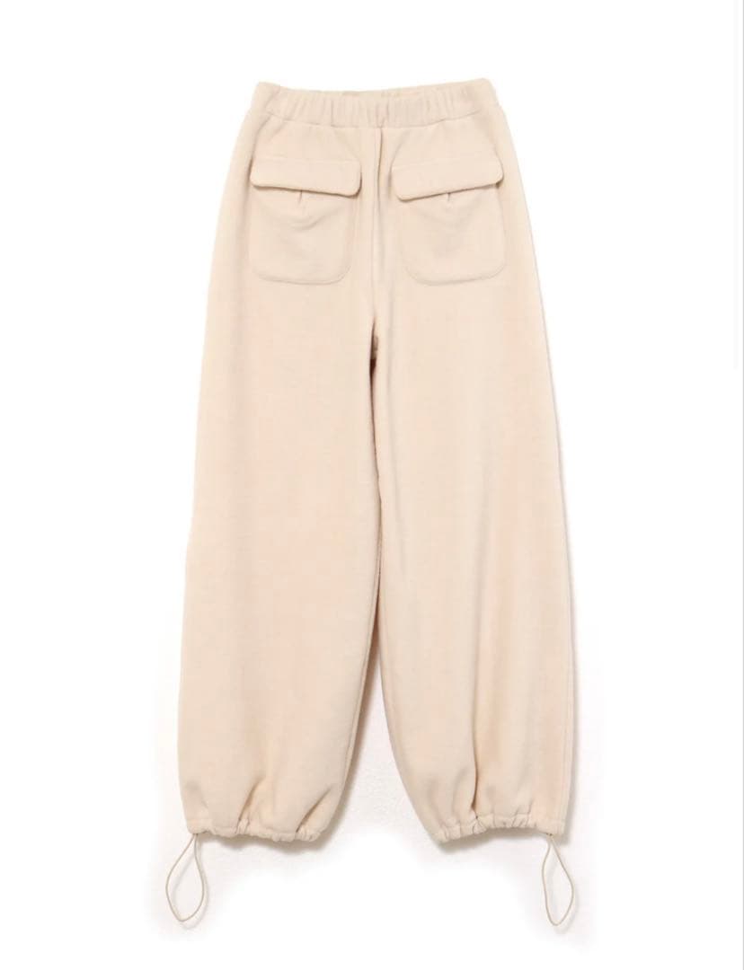 パンツ andmary Mary logo fleece pants