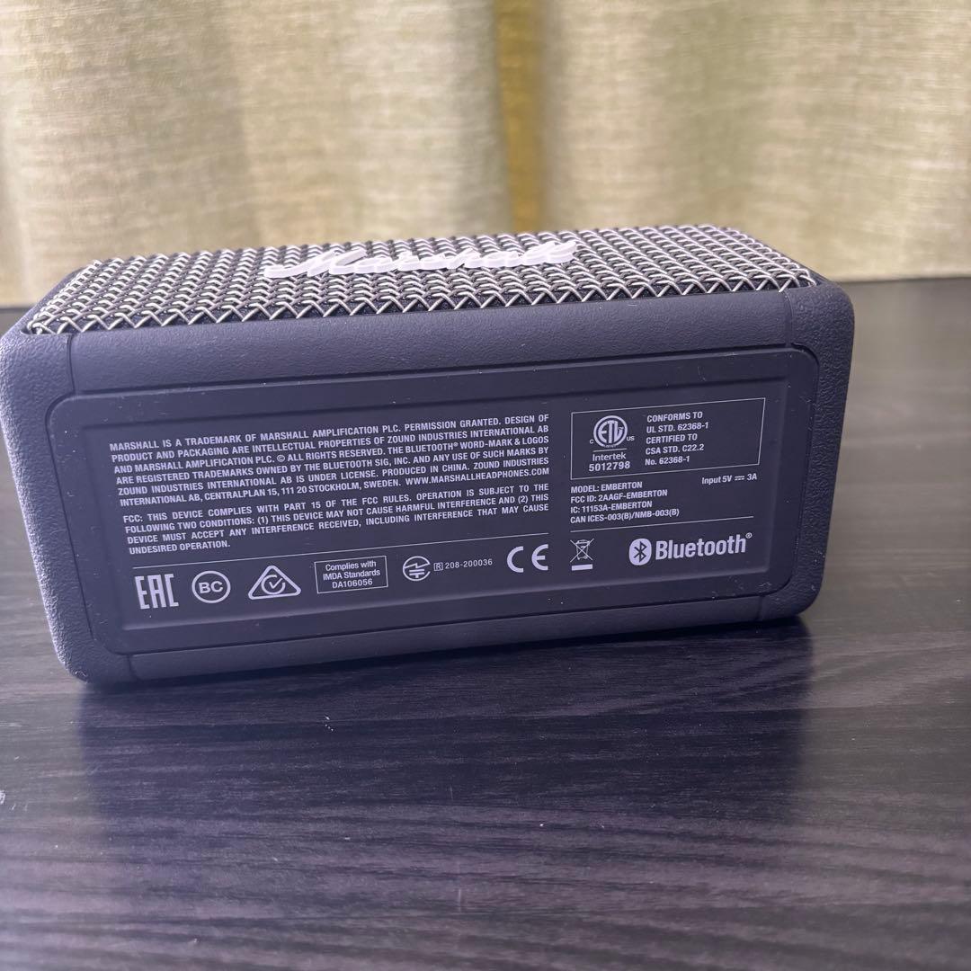 正規品　Marshall EMBERTON マーシャル　エンバートン