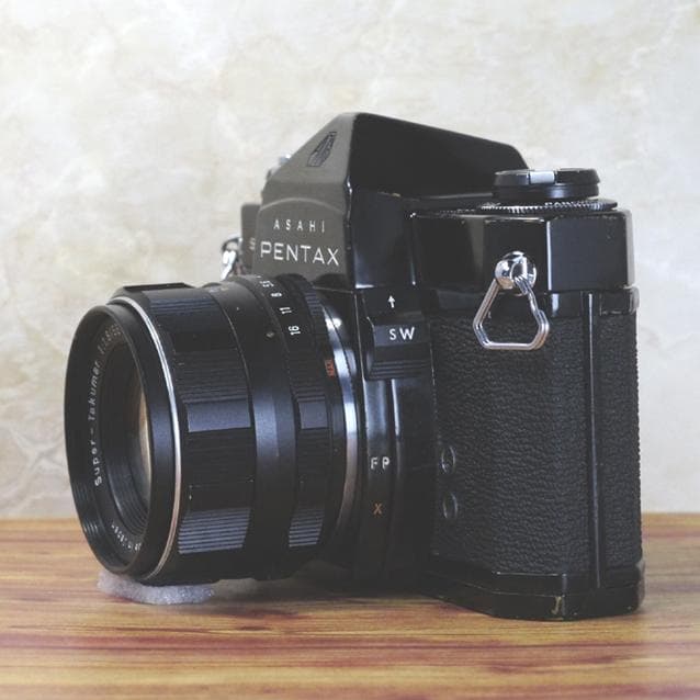 整備済完動品 ペンタックスSP黒＋Super Takumar 55mm f1.8