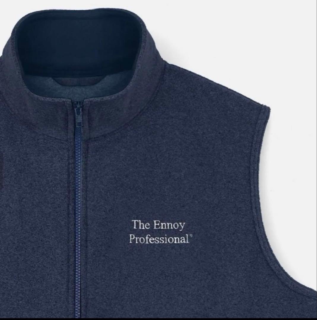 トップス XXL ENNOY PROFESSIONAL FLEECE VEST NAVY