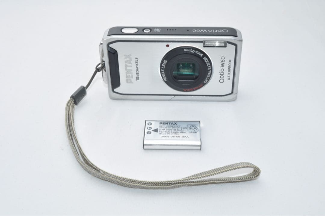 【動作OK】 PENTAX ペンタックス Optio W60 デジタル カメラ