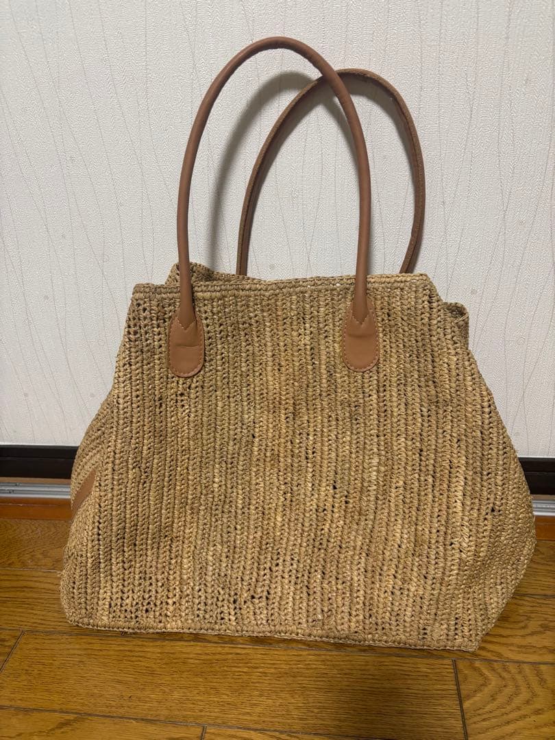 【A POINT ETC/アーポワン ウテセ】　カゴバック　大容量