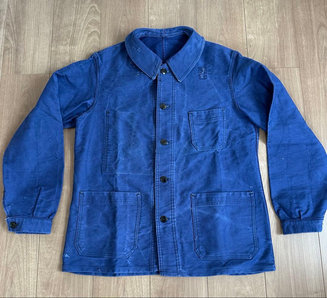 1940-50年代 Le Favori ブルーモールスキンワークジャケット