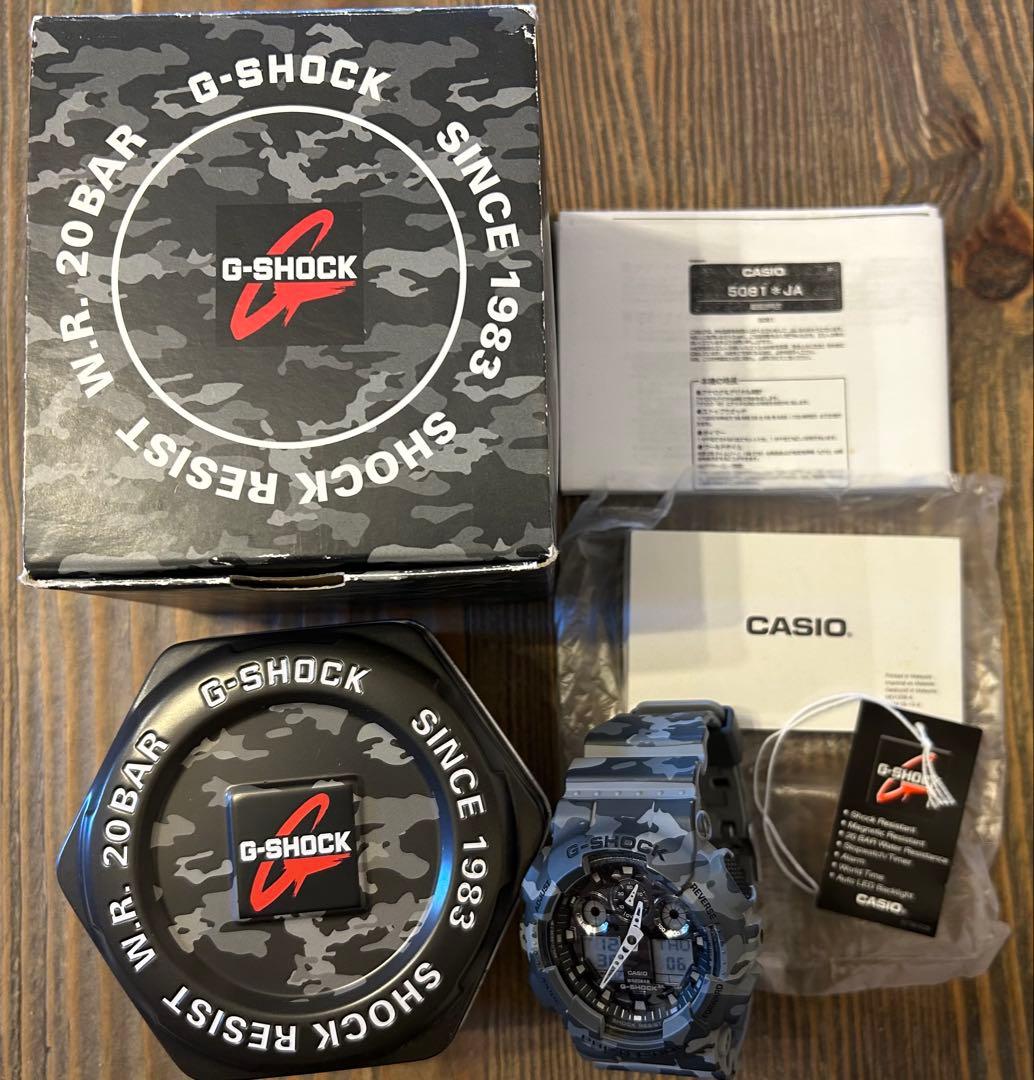 【atsu33】G-SHOCK GBA-800 カモフラージュグレー