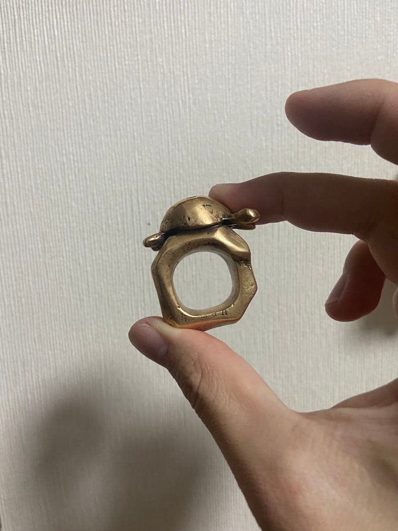s_man リング ハンドメイド 真鍮