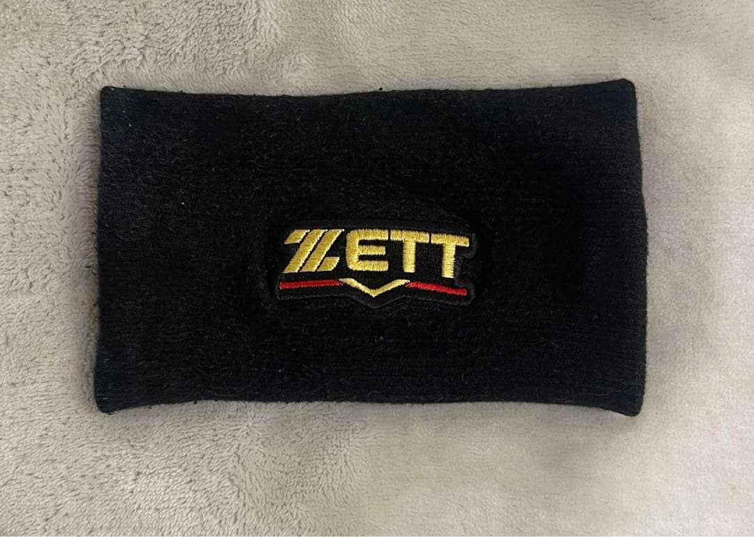 ZETT プロ支給 薄手リストバンド