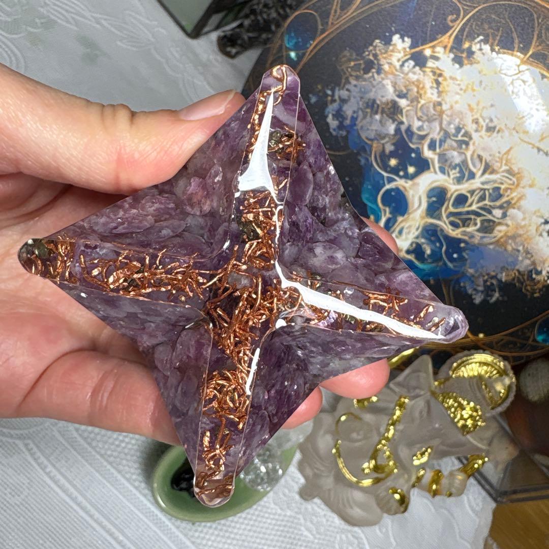 オルゴナイト マカバスター 大 レピロドライトシリカ