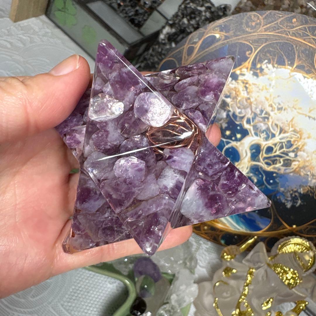 オルゴナイト マカバスター 大 レピロドライトシリカ