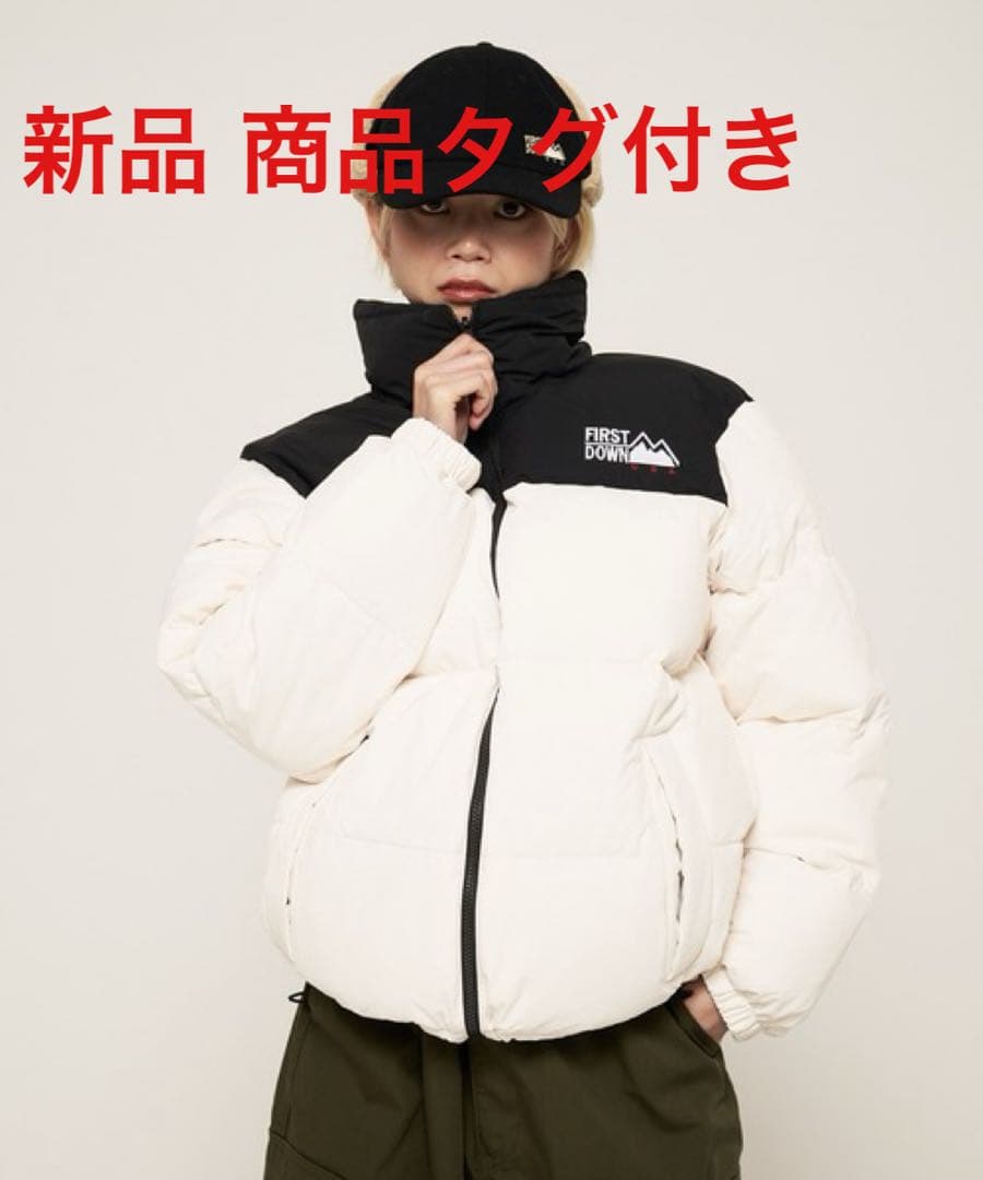 最安値 FIRSTDOWN バブルダウンジャケット マイクロフト リバーシブル