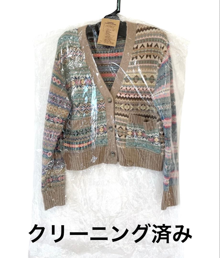 即完売品⭐︎美品⭐︎ラルフローレン⭐︎パネルド フェア アイル Vネック カーディガン